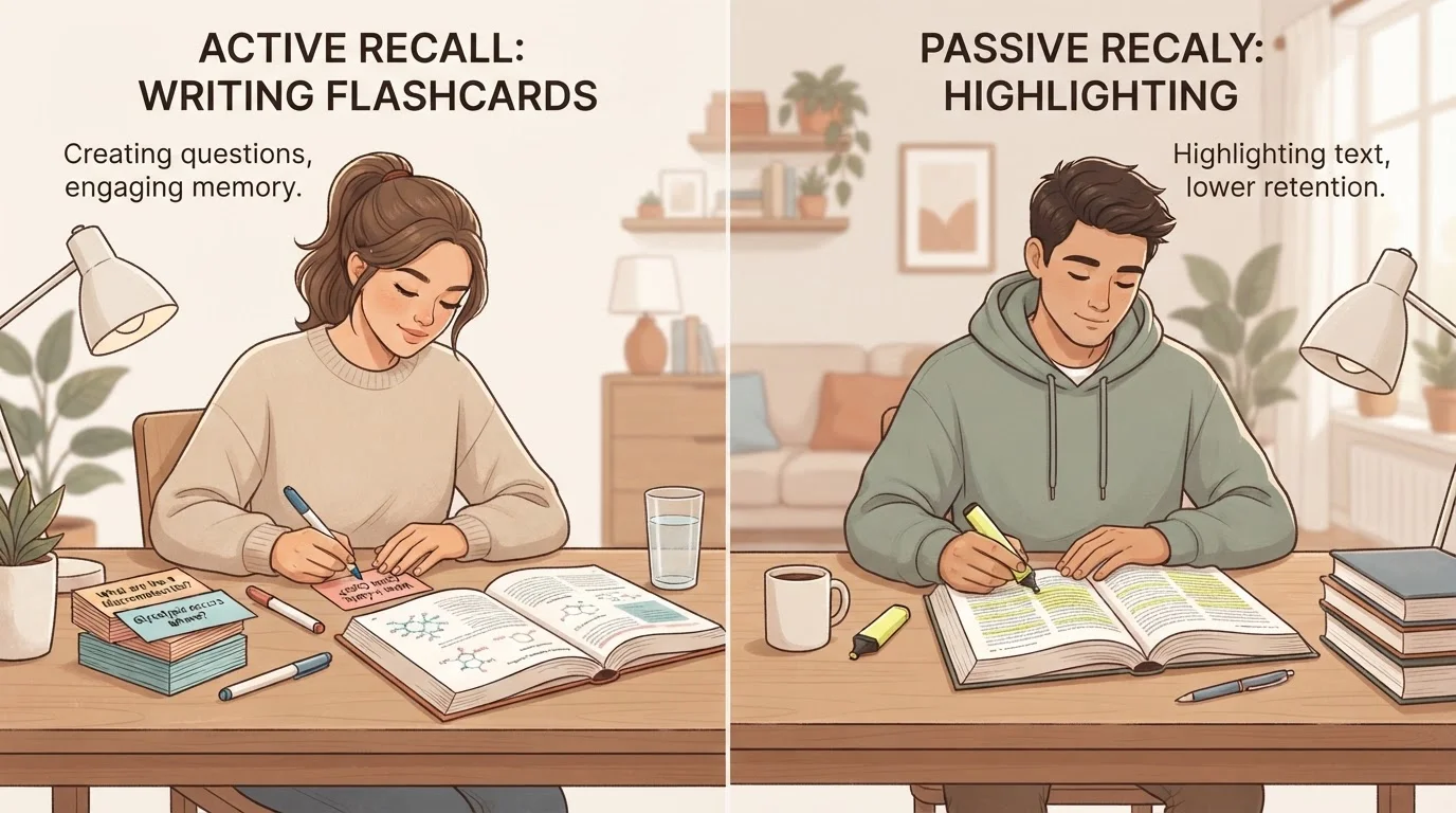Active Recall vs. Passive Review: Which Study Method Sticks Longer?
