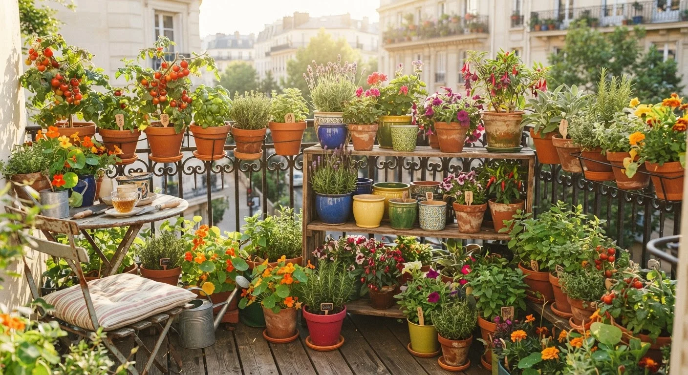 Container Gardening: Growing Plants in Pots, Balconies, and Small Spaces