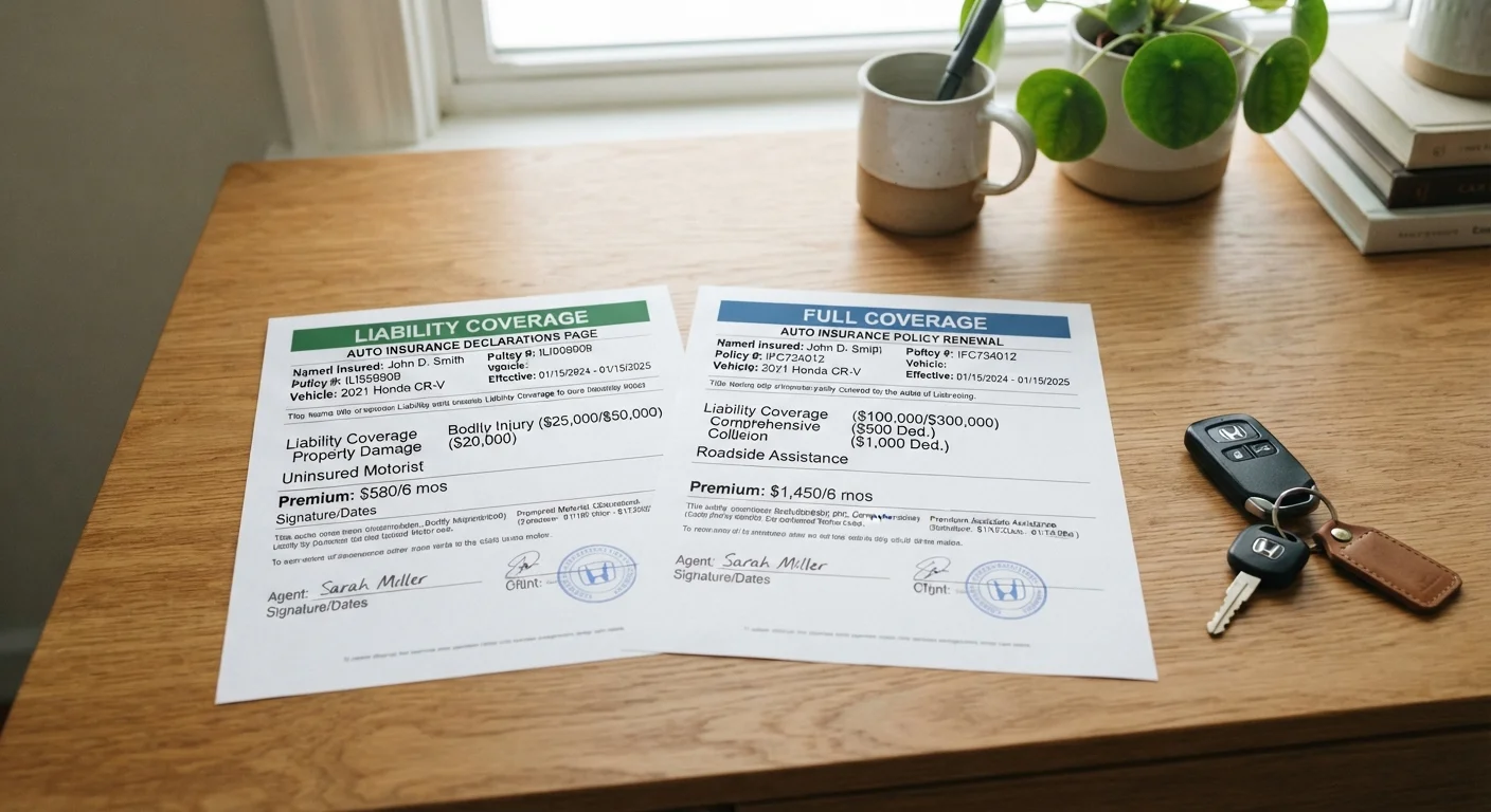 Liability vs. Full Coverage: Which Insurance Structure Fits Your Situation