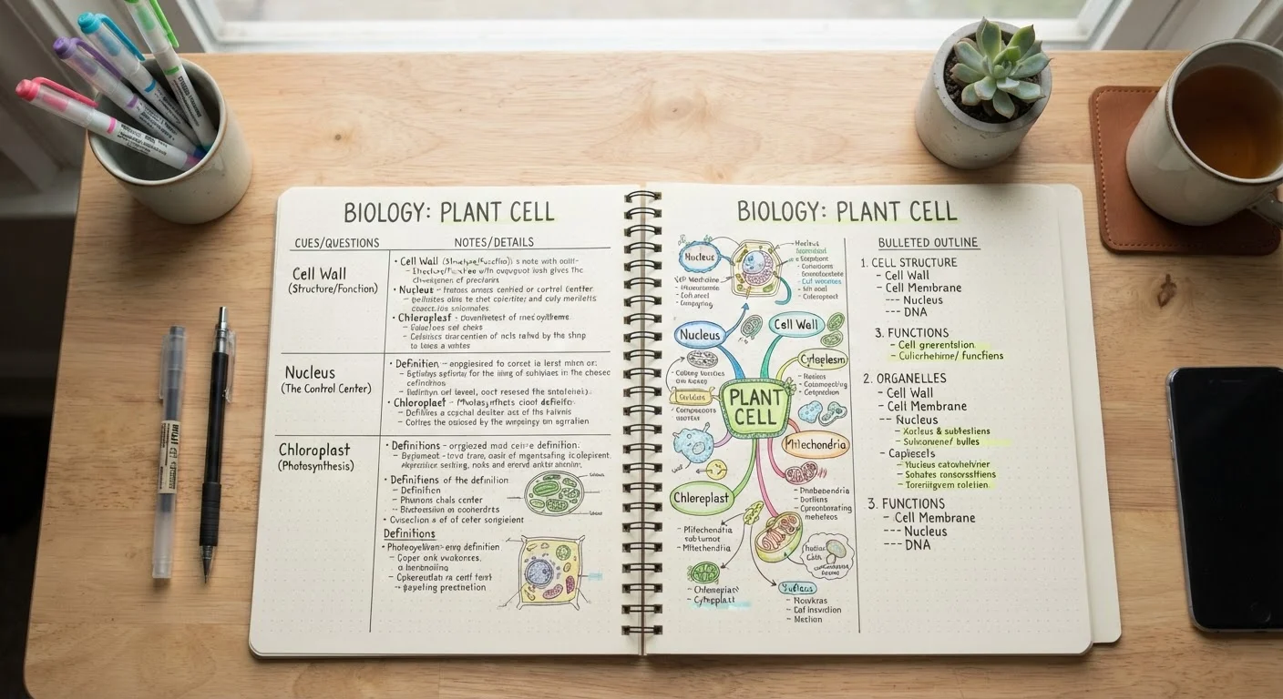 Note-Taking Methods Compared: Cornell, Mind Mapping, and Outline Formats