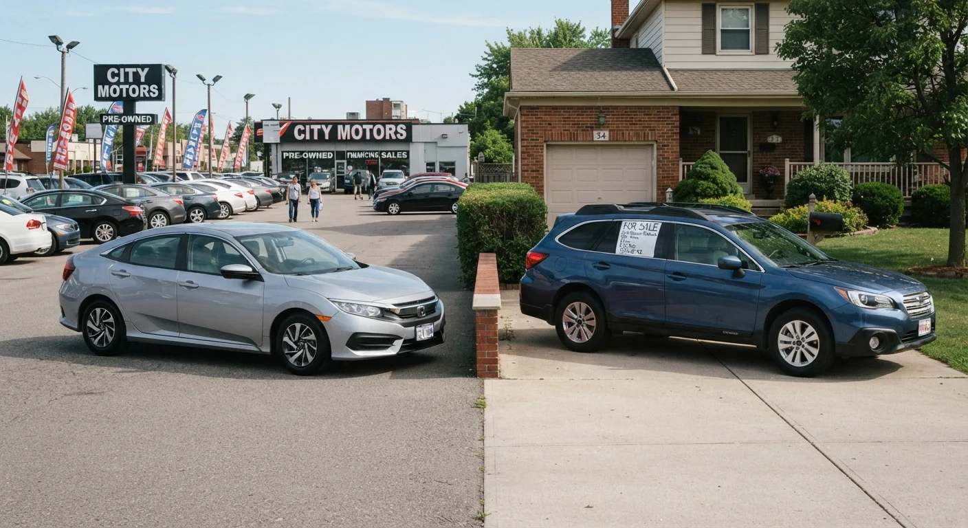 Private Party vs. Dealership Purchase: Ownership Responsibilities That Differ