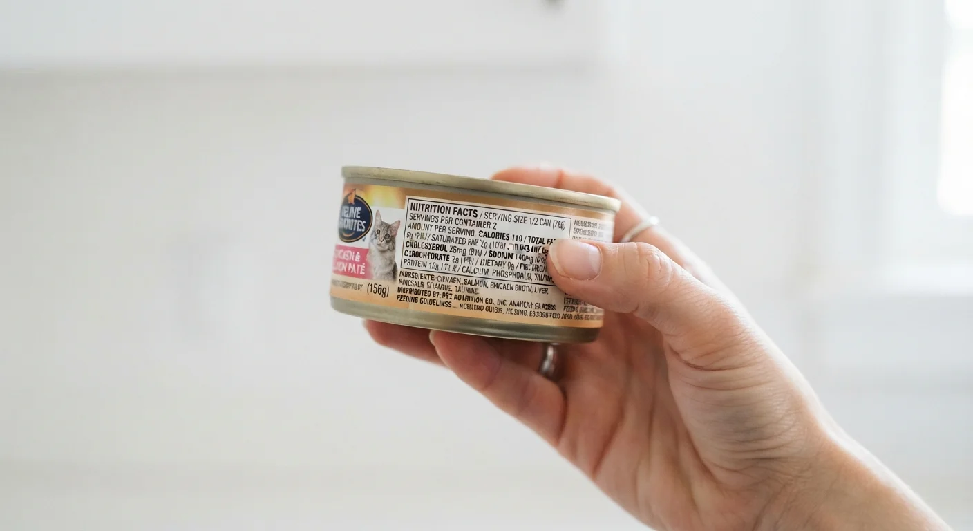 Reading a Cat Food Label Without Getting Lost